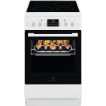 Electrolux LKR540202W klaaskeraamiline pliit 50 cm, 8 f-ni