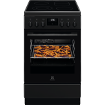 Electrolux LKR564276K keraamiline pliit 50 cm, 9 f-ni, auruf-n, must