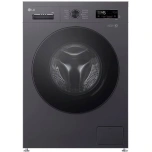 LG F4X1009NMB otseajamiga, invertermootoriga pesumasin 9 kg,  1400 p/m,  WiFi, auruf-n, sügavusega 55 cm, must