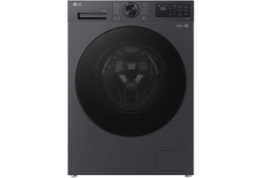 LG F2X50S9TBB otseajamiga, invertermootoriga kitsas 47,5 cm pesumasin 9 kg,  1200 p/m,  auruf-n, Add Wash, WiFi, A-10% energia tarbimine,  must
