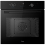 Midea MBO65M80D2-BK integreeritav elektriahi 8 f-ni, must, 70 l
