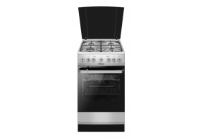 Hansa FCMX581009 gaasipliit 50 cm elektriahjuga 9 f-ni, roostevaba teras
