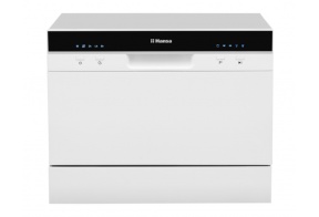 Hansa ZWM556WH lauapealne nõudepesumasin 6 komplekti, 49 dB