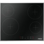 Hansa BHCI66308 integreeritav 4 kiirkeedualaga keraamiline pliidiplaat 60 cm, roostevabast terasest raamiga