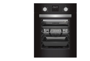 MPM-45-BO-20 integreeritav elektriahi laiusega 45 cm, mustad nupud 