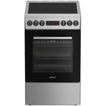 Indesit IS5V8CSX klaaskeraamiline pliit 50 cm, 8 f-ni, roostevaba teras, 55 l