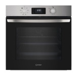 Indesit IO255HUX integreeritav elektriahi, 8 f-ni, roostevaba teras, 71 l