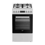 Beko FSM52332DWDT gaasipliit 50 cm elektriahjuga 8 f-ni