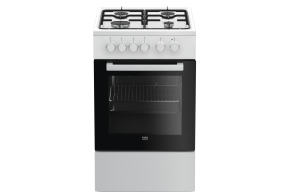 Beko FSS52020DW gaasipliit 50 cm elektiahjuga, 4 f-ni
