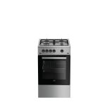 Beko FSG52020FX gaasipliit 50 cm, gaasi ahjuga, roostevaba teras