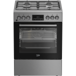 Beko FBMA62320TXDSN gaasipliit elektriahjuga 60 cm, 8 f-ni, roostevaba teras