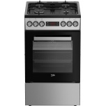 Beko FSM52332DXDT gaasipliit 50 cm elektriahjuga 8 f-ni, roostevaba teras