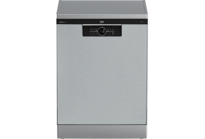 Beko BDFN26440XP nõudepesumasin invertermootoriga 14 komplekti, väga vaikne 41 dB, 2 korvi, roostevaba teras