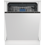 Beko BDIN38643C invertermootoriga integreeritav nõudepesumasin 16 komplekti, 44 dB, 3 korvi