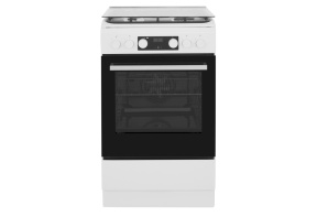 Whirlpool WS 5G8CHW/E gaasipliit elektriahjuga 50 cm, 8 f-ni