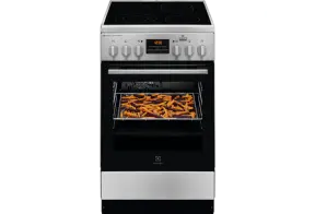 Electrolux LKR 564200X klaaskeraamiline pliit 50 cm,  auruf-n,10 f-ni, roostevaba teras