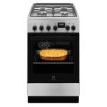 Electrolux LKK 540201X gaasipliit elektriahjuga 8 f-ni, roostevaba teras