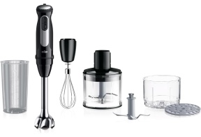 Braun MQ55254MBK saumikseri komplekt MultiQuick 5 Pro, 1000 W, universaalõikur
