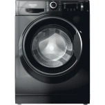 Hotpoint NLCD945BS A EU N pesumasin invertermootoriga 9 kg, 1400 p/m, auruf-n, Add Wash, must, sügavusega 60,5 cm