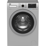 Beko WUE 6632XS kitsas 44 cm invertermootoriga pesumasin 6 kg, 1200 p/m, auruf-n, WiFi, hõbedane