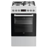 Beko FSE53320DWCS kombineeritud keedualadega pliit 3+1, 50 cm, 8 f-ni