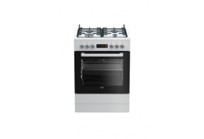 Beko FSM 62320DWS gaasipliit elektriahjuga 60 cm, 8 f-ni