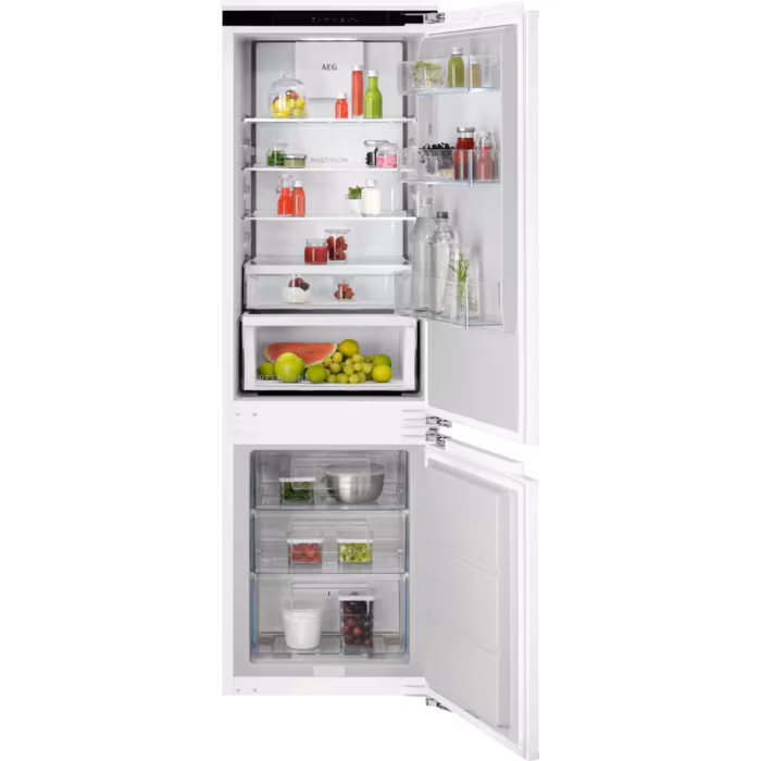 AEG TC6MS18FDF integreeritav Dual No Frost külmik 176,9 cm, ülivaikne 34 dB, uks-uksele kinnitus