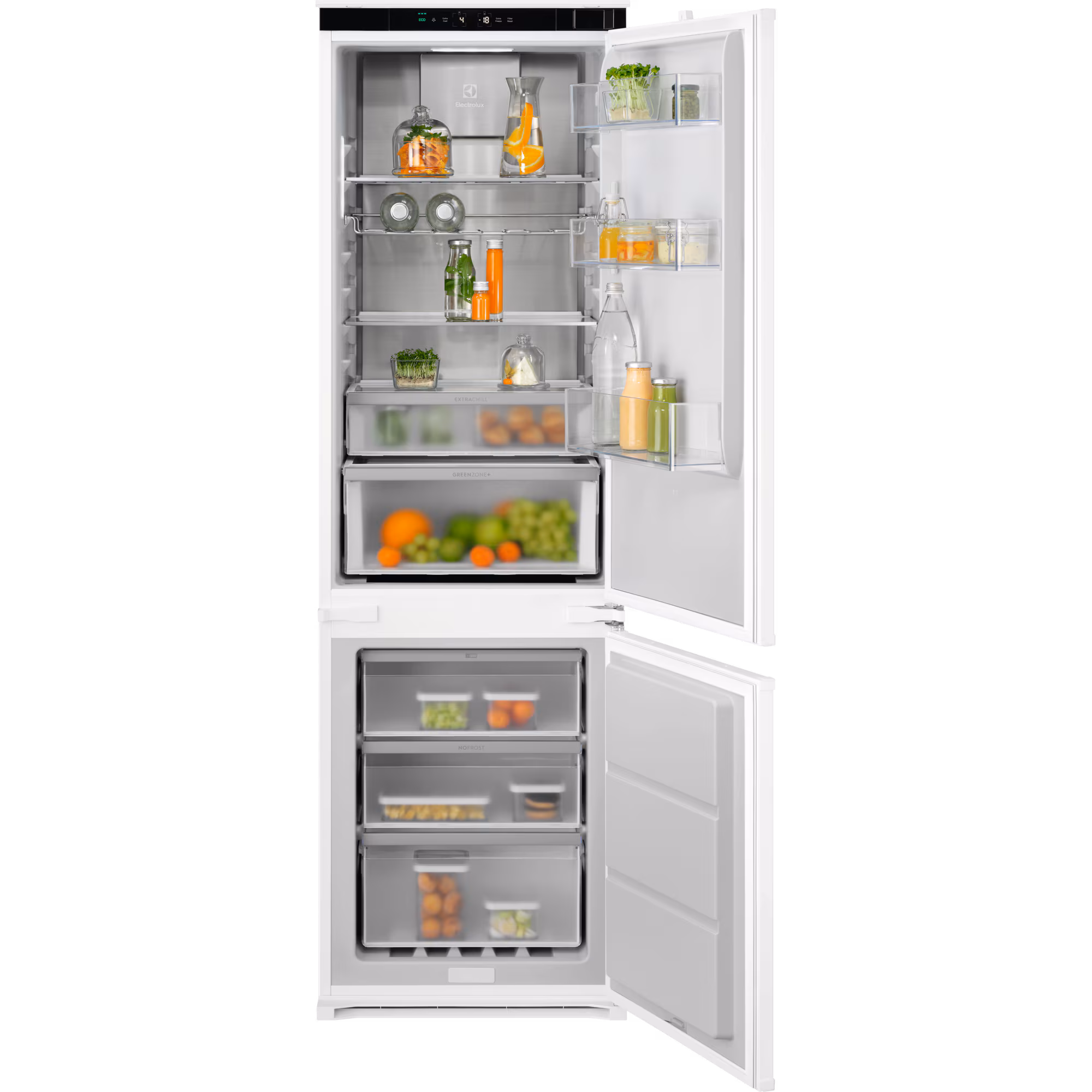 Electrolux E8MNCD18S integreeritav Dual No Frost külmik 177,2 cm, 35 dB