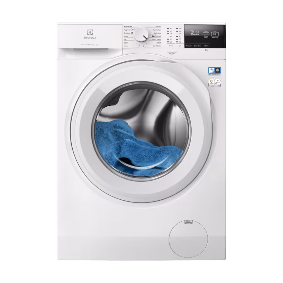 Electrolux EW6F2281E invertermootoriga pesumasin 8 kg, 1200 p/m, auruf-n, sügavusega 54,7 cm