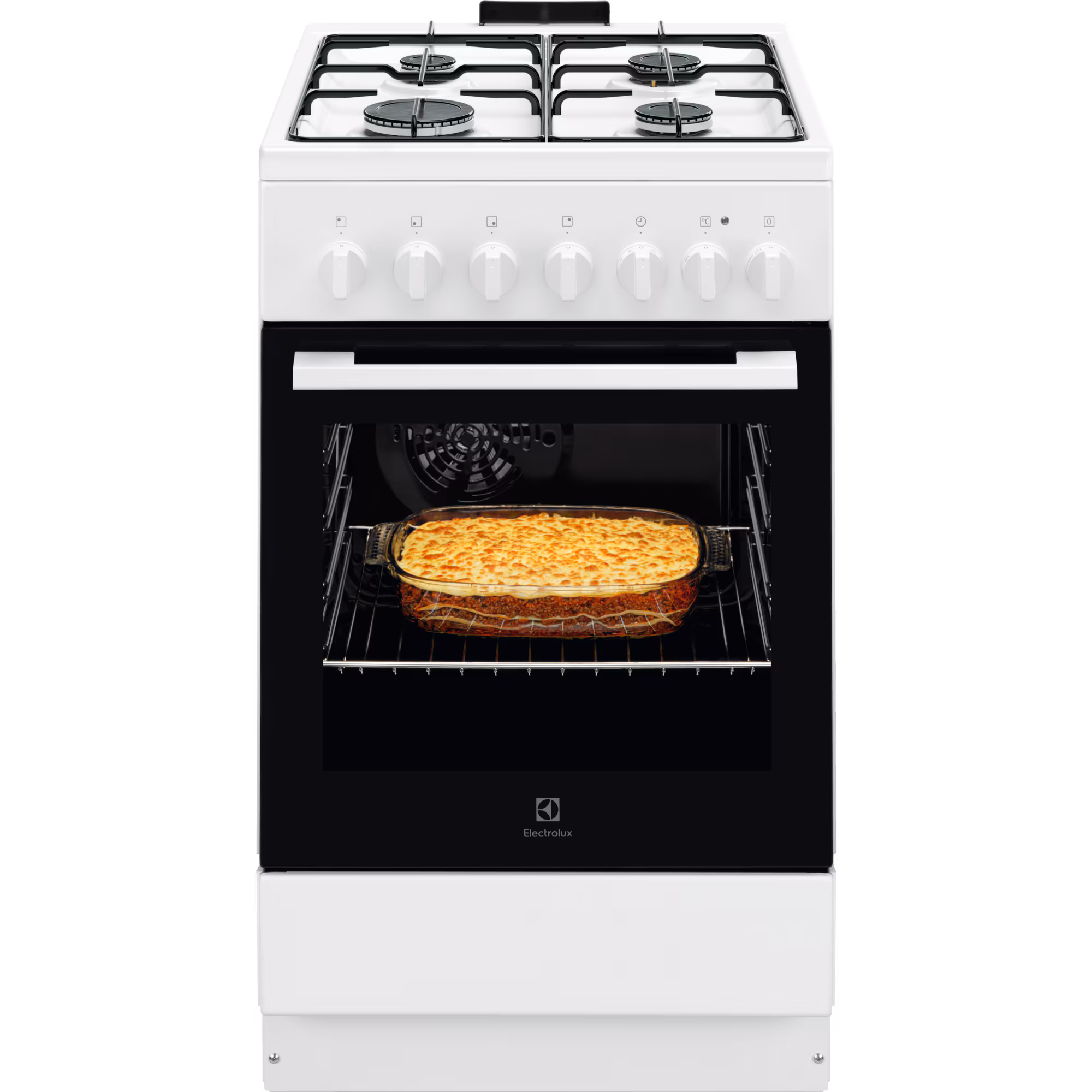 Electrolux LKK520032W gaasipliit 50 cm elektriahjuga 5 f-ni