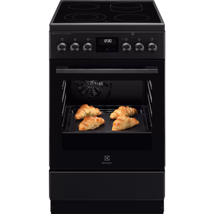Electrolux LKR564201K keraamiline pliit 50 cm, 11 f-ni, must