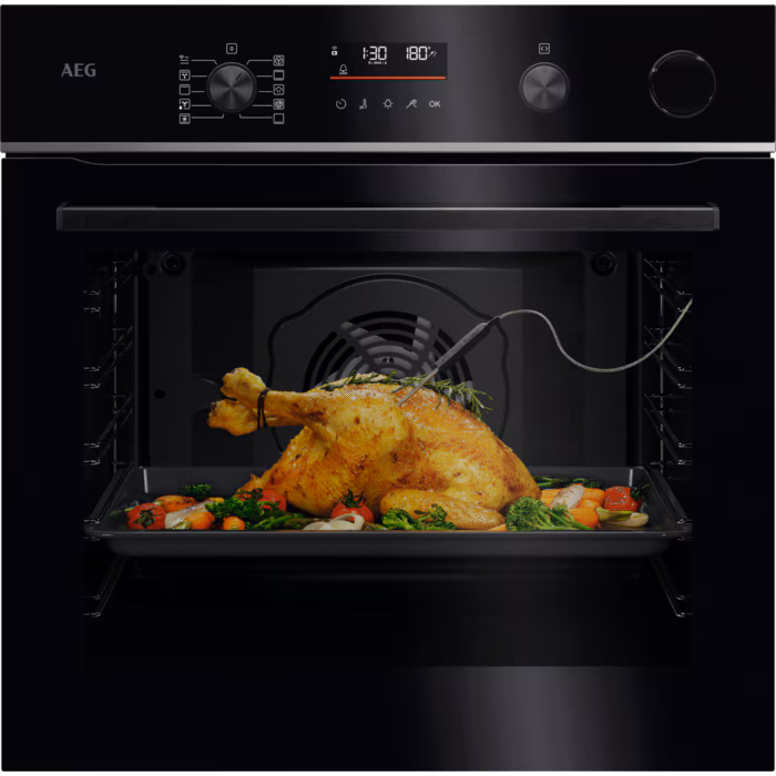 AEG TR6PB531SB A++ pürolüüsiga integreeritav elektriahi auruf-n, 72 l, 8 f-ni, WiFi, must