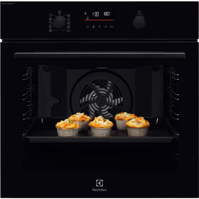 Electrolux  EOD6P77WZ pürolüüsiga integreeritav elektriahi,  9 f-ni, auruf-n, WiFi, must