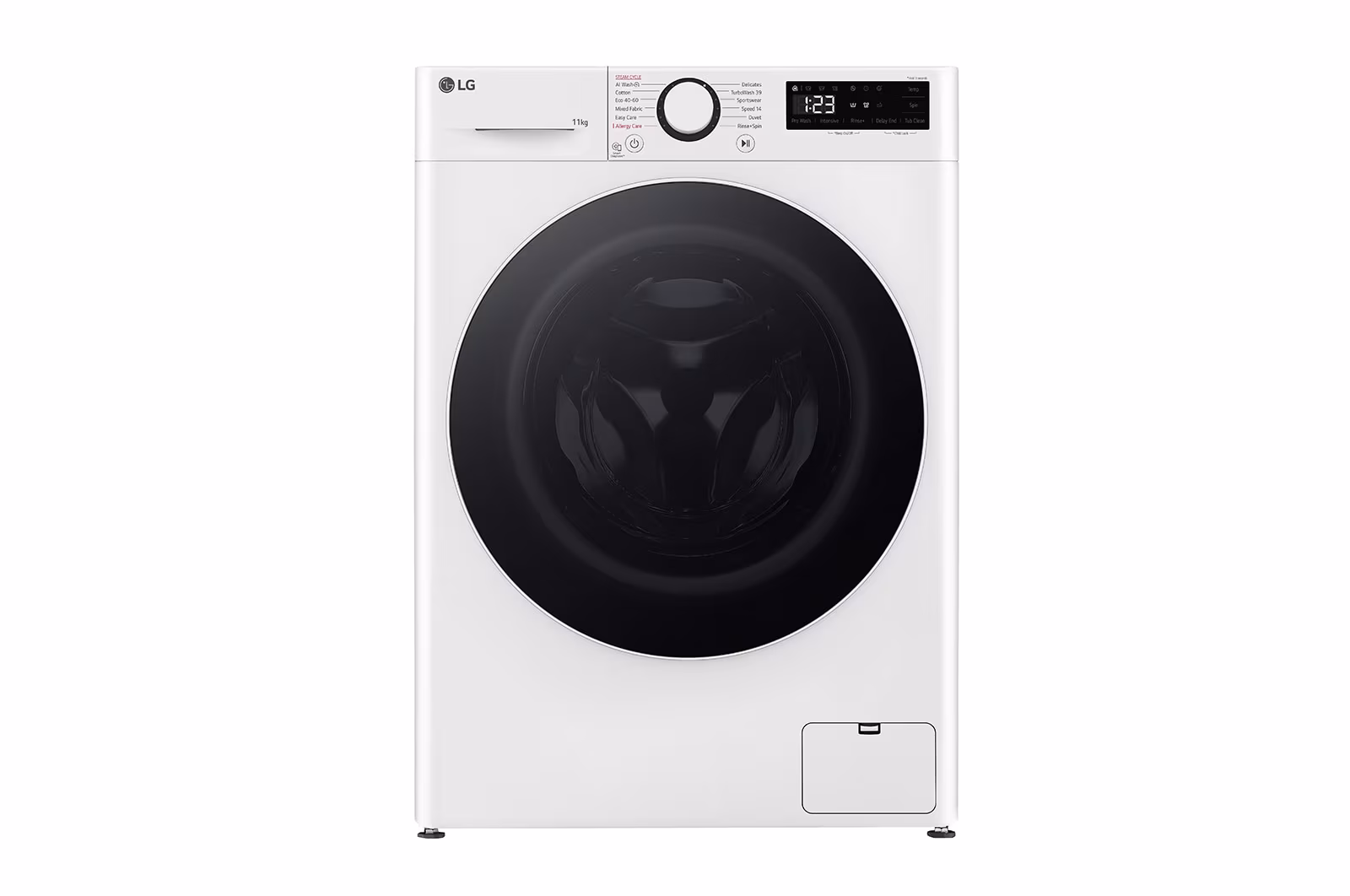 LG F4WR511S0W otseajamiga, invertermootoriga pesumasin 11 kg, 1400 p/m, auruf-n,  A-10%,  AddWash