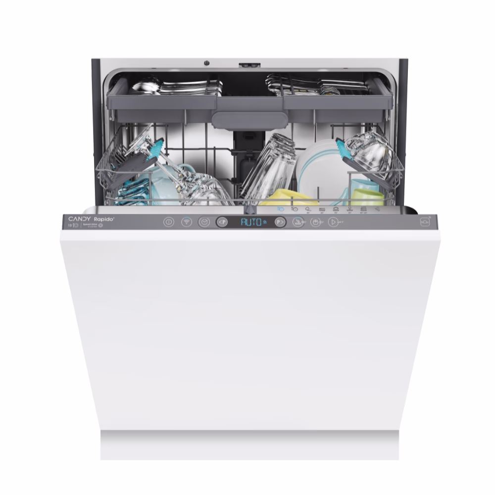 Candy CI3C6F1A1 invertermootoriga integreeritav nõudepesumasin, WiFi, 13 komplekti, 46 dB, 3 korvi