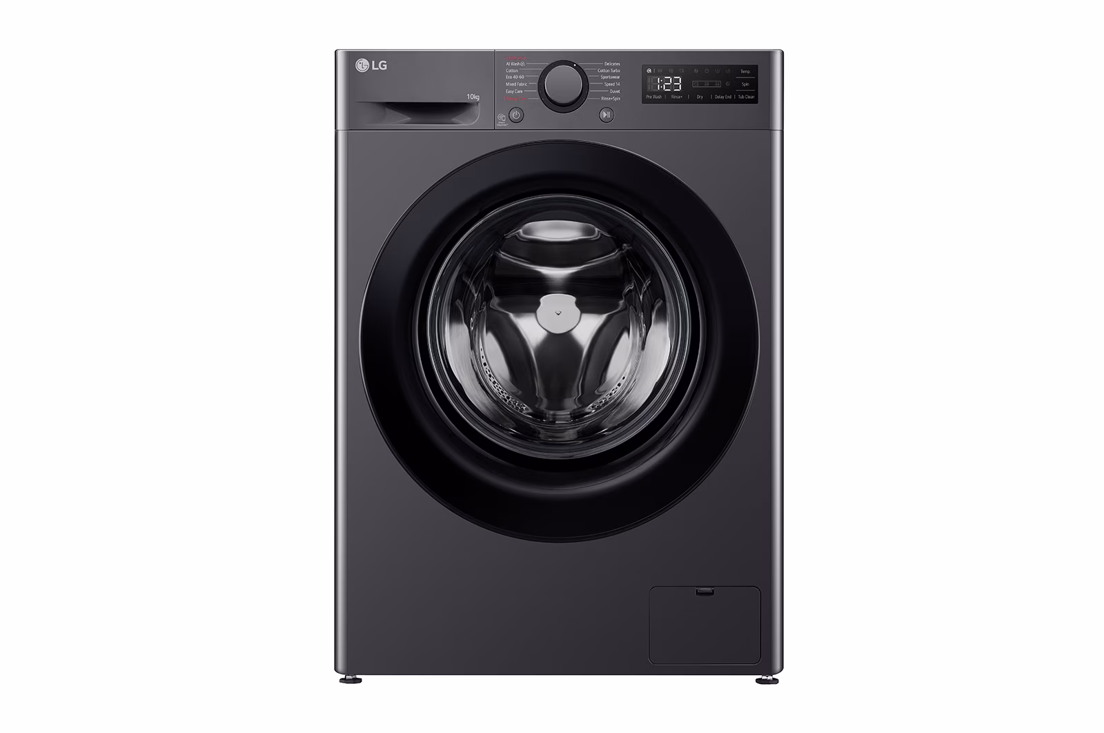 LG F4WR510SBM otseajamiga, invertermootoriga pesumasin 10 kg, 1400 p/m, auruf-n, must, sügavusega 56,5 cm