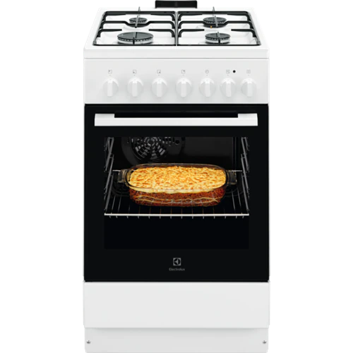 Electrolux LKK 540000W gaasipliit 50 cm elektriahjuga 6 f-ni